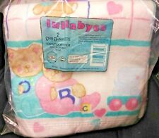 TWO RARE NEW VINTAGE BEACON LULLABYES BABY CRIB BLANKETS IN ONE PACKAGE 40