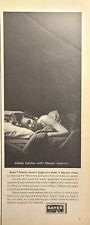 Bayer Aspirin No Caffeine Sleep Better Pain Reliever Vintage Print Ad 1963 picture