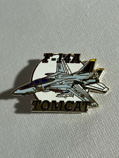 US NAVY F-14A TOMCAT AIRCRAFT MILITARY HAT PIN MEASURES 1 1/2 INCHES picture