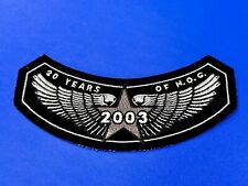 HOG 2003 Harley Davidson Owners Group Motorcycles Jacket Vest Patch picture