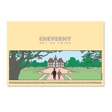 Poster Tintin Moulinsart of Marlinspike Hall entitled Cheverny (60x40cm) picture