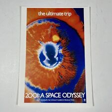 Vtg 2001: A Space Odyssey Movie Postcard Art MOMA 2001 Iconic Pop Culture Films picture