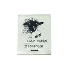 The New Lamb Tavern Springfield Pennsylvania Vintage Matchbook picture