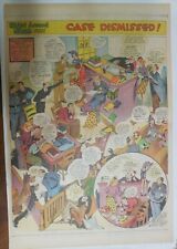 Right Around Home by Dudley Fisher Case Dismissed  1/28/1940 Size: 15 x 22 inch picture