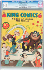 King Comics #1 Highest Graded Copy Popeye 1st App. Flash Gordon 1936 CGC 6.5 picture