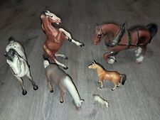 Vintage Diamond P Hard Plastic Horses and more - Made In Hong Kong  picture