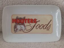 Hooters Foods Inc. Wing Appetizer Tray Plate Serving Dish 6x9 Ceramic picture