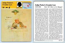 Judge Parker's Frontier Law - Westward - Story Of America - Panarizon Card picture