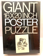 Orson Lowell RARE VTG 1973 Undersea Office Giant Poster Puzzle SEALED ORIGINAL picture