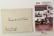Augustus Hand Signed Autographed 3.5 x 4.5 Card JSA Certified Judge Harvard picture