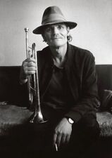 Jazz Musician CHET BAKER with Trumpet Prince of Cool Retro Poster Photo 13x19 picture