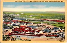Linen PC T.C.I. & Railroad Company Tin Plate Mills Birmingham-Fairfield Alabama picture