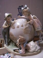 LLADRO***** COLUMBUS/ CHILDREN WITH GLOBE, ADORABLE picture
