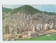 Postcard Bird's Eye View of the Whole Central District Hong Kong picture