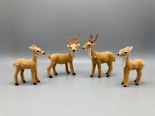 Woodland Wonder Shop Christmas Faux Fur Reindeer Buck Deer Ornaments ~Cute  picture