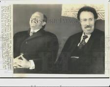 1974 Press Photo Arab leaders Anwar Sadat & Houari Boumediene meet in Algiers picture