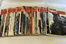 Trains The Magazine Of Railroading Lot Of 35 - Various Years 1960s-1970s picture