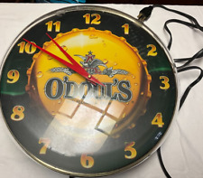 Vintage O'Doul's non alcoholic brew, lighted wall clock, looks / runs good picture