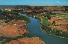 Postcard Twin Falls, Idaho: Aerial View Snake River Canyon Blue Lakes picture