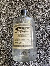 RARE VINTAGE 48 OZ Listerine Glass Bottle  picture