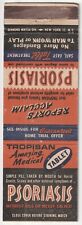 c1940s-50s~Tropisan Psoriasis Pill~Vintage Advertisement~Matchbook Cover picture