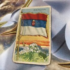 1910-11 ATC Flags of all Nations Tobacco T59 Serbia Servia 0ad picture
