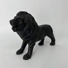 Antique Black Cast Iron Lion Bank 8” Long picture