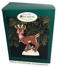 1996 Hallmark Keepsake Ornament Collector's Club Rudolph The Red Nosed Reindeer picture