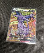 CUSTOM Espeon Shiny/ Holo Pokemon Card Full/ Alt Art Stained Glass NM 1 picture