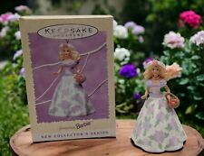 Easter Springtime Barbie 1995 Hallmark Keepsake Ornament Cake Topper picture