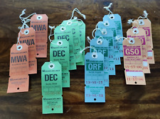 16 - Ozark Airlines Baggage Tags - UNUSED - Great Condition picture