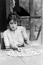 Vintage Fortune Teller PHOTO Creepy Palm Reader Psychic Tarot Cards Scary Sexy picture