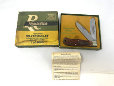1989 Remington Silver Bullet R1128 SB Trapper Folding Knife picture