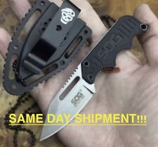 NEW - SOG Instinct Mini 1.9’ - Satin Blade/Black  W/ Sheath - Same Day USA SHIP picture