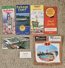 Mixed Lot Vintage 1950s 1960s Pamphlets Brochures Hotels Motels picture