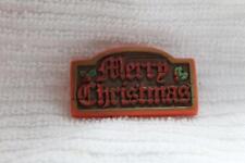Vintage Hallmark  Merry Christmas Sign 1-3/4
