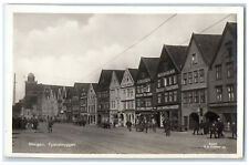 c1930's Business Buildings Tyskebryggen Bergen Norway RPPC Photo Postcard picture