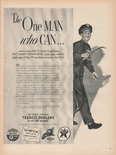 1953 Texaco Dealers Sky Chief Fire Chief The One Man Who Can Vintage Print Ad picture