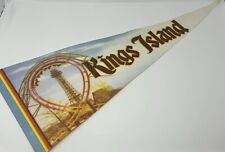 HTF Vtg Kings Island Theme Amusement Park Rare Felt Sublime Pennants #L-35-7 picture
