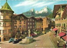 Berchtesgaden Bavaria Germany Market Square with Watzmann Postcard picture