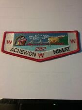 Achewon Nimat OA Lodge 282 S15 yellow ordeal Event BSA Patch picture