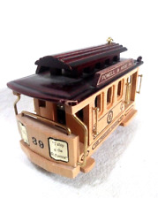 Wooden San Francisco Trolley Cable Street Car Powell & Hyde Sts Music Box picture