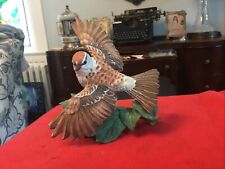 Vintage Lenox Porcelain Chipping Sparrow Figurine Garden Bird Sculpture 5