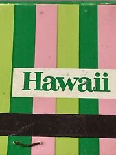 Matchbook HAWAII. SHERATON WAIKIKI HOTEL picture