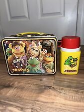 Vintage Muppets Kermit the Frog Lunch Box 1979 & Thermos Awesome 1970’s picture