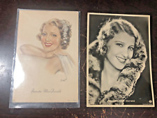 Vintage - Lot of 2 Jeanette MacDonald Post Cards picture