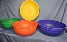 Vintage 4 PackerWare Mixing Serving Bowls  160-07-2 Never Used RGBY Colors picture