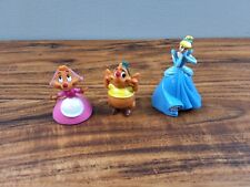 Lot of 3 Disney PVC Figures Cinderella Gus & Rare Suzy (bobble head) the Mice  picture