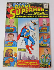Superman Annual #3 1961 [FR] Low Grade Silver Age DC 80-Page Giant Strange Lives picture