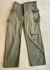 Vtg WWII US Army Air M43 HBT Herringbone Twill Combat Cargo Pants 40x33 picture